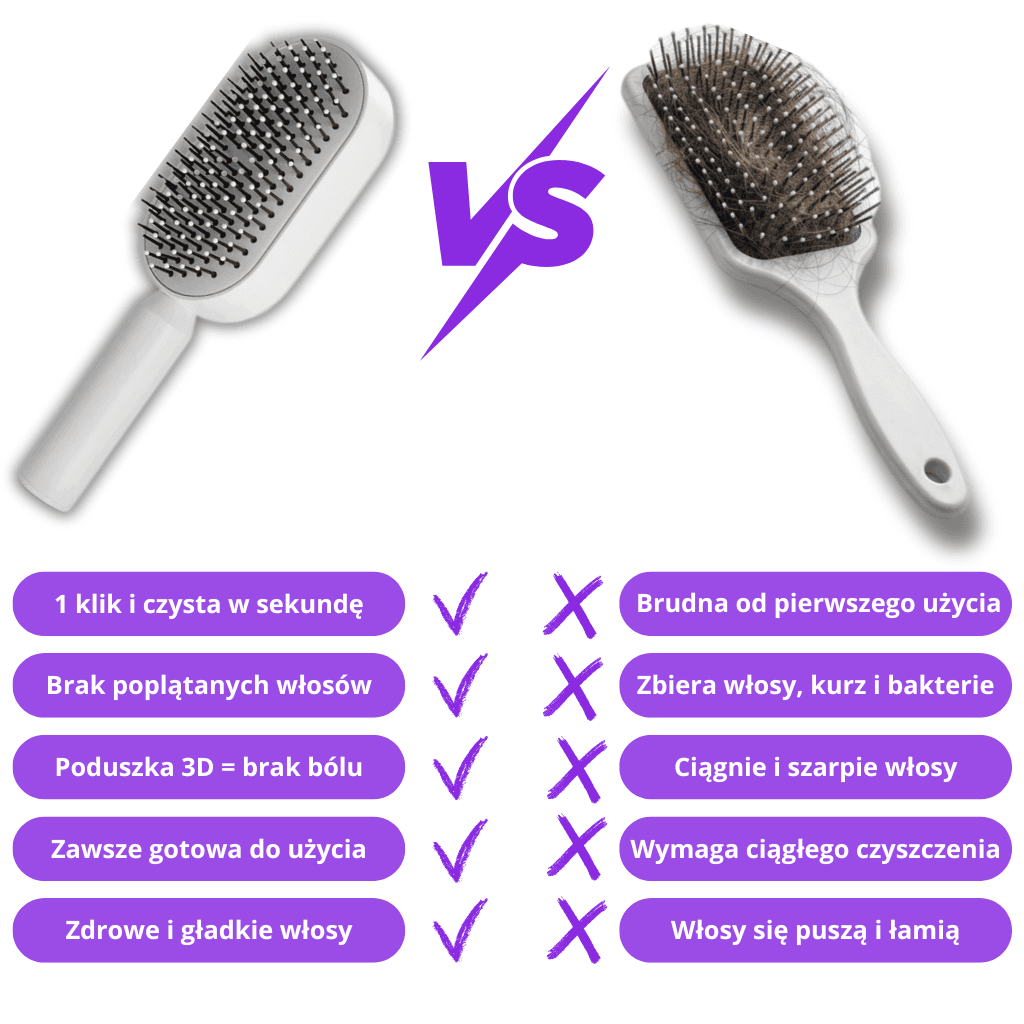 SPRAWDŹ CO WYRÓŻNIA NASZ PRODUKT NA TLE ZWYKŁYCH SZCZOTEK