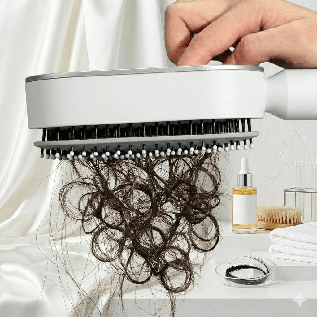 OneClick  – szczotka do włosów z systemem szybkiego czyszczenia